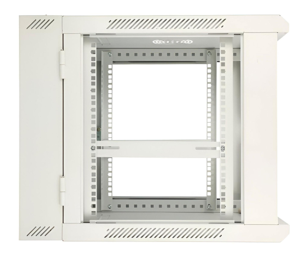 Extralink Szafka wisząca rack 9U 600x600 szara dwusekcyjna EX.12950 - 1323253 - zdjęcie 5